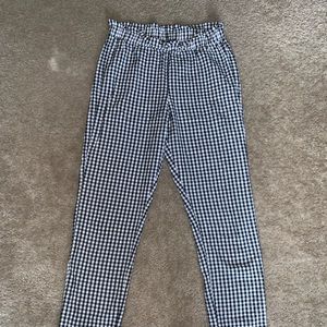 Gingham Kendall and Kylie pants.